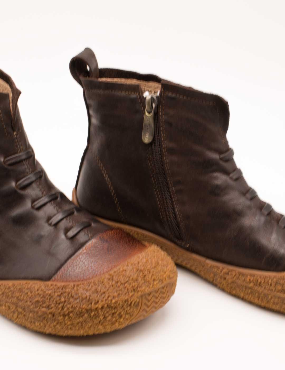 Botín Laura Vita Gocmbo 03 Choco de Mujer