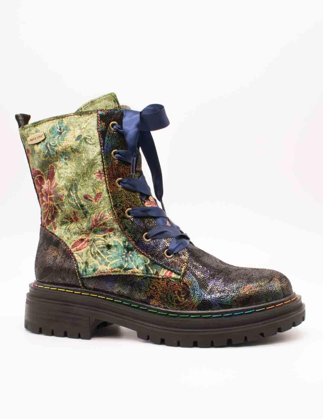 Botín Laura Vita Kandyo 24 Vert de Mujer