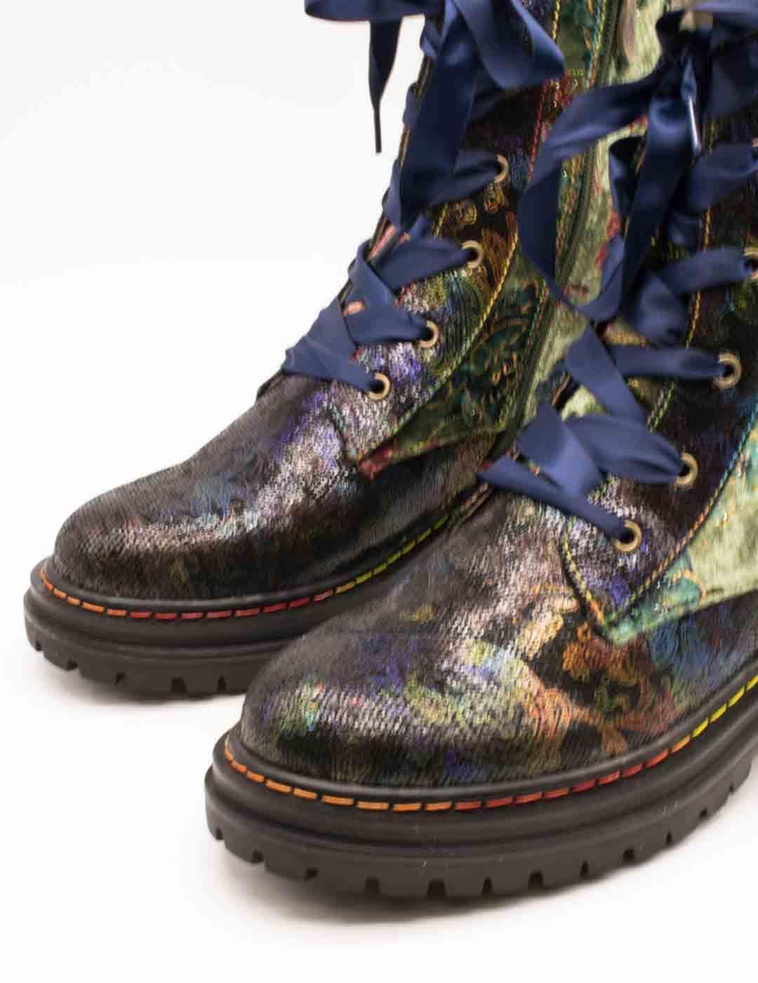 Botín Laura Vita Kandyo 24 Vert de Mujer