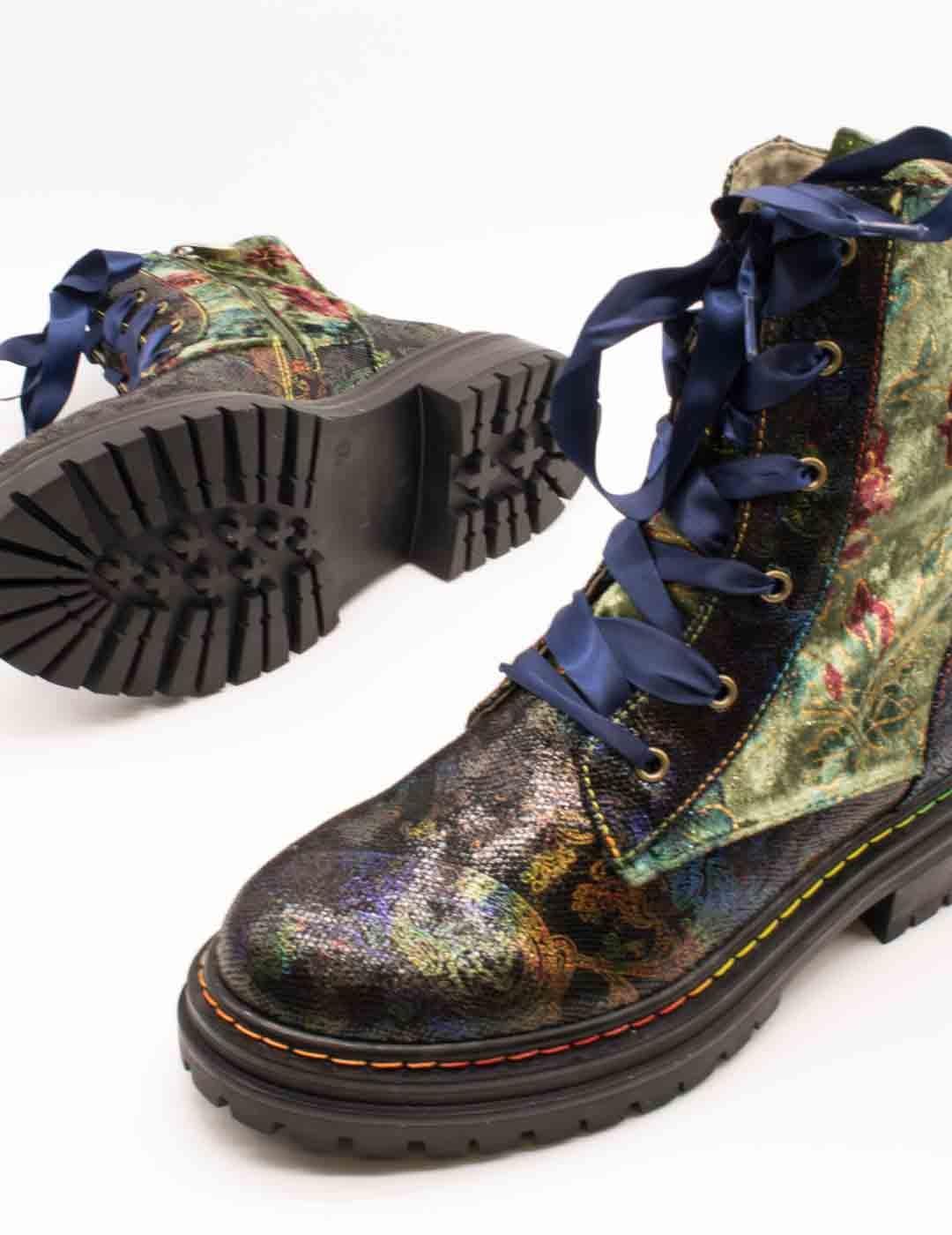 Botín Laura Vita Kandyo 24 Vert de Mujer