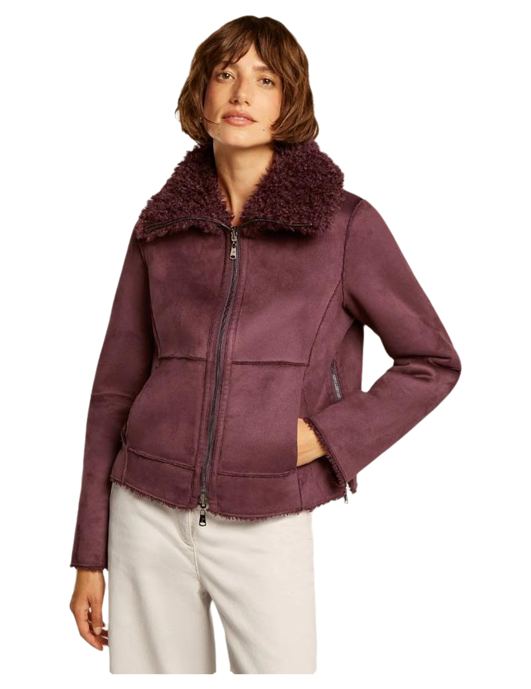 Beamount BM05510253 Roxy Burgundy Chaqueta de Mujer