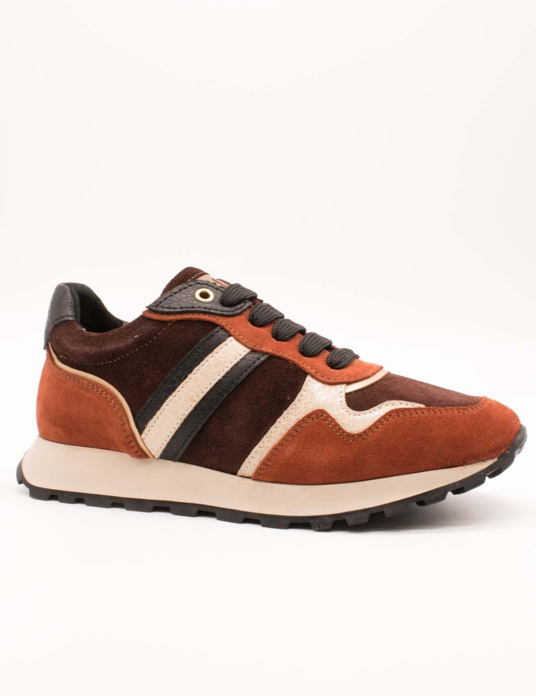 Deportivo 25405A-10F B5 Suede Bordo Combi de Mujer