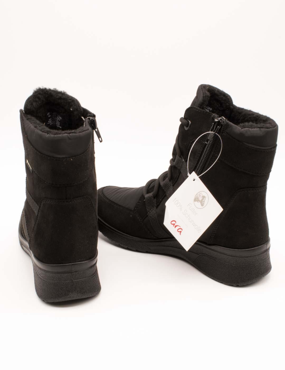 Botín Ara 12-58504-01 Hy-Scala Schwarz de Mujer