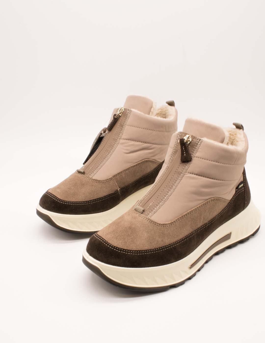 Botín Ara 12-26413-03 Hy-Velour Moro-Sesa de Mujer