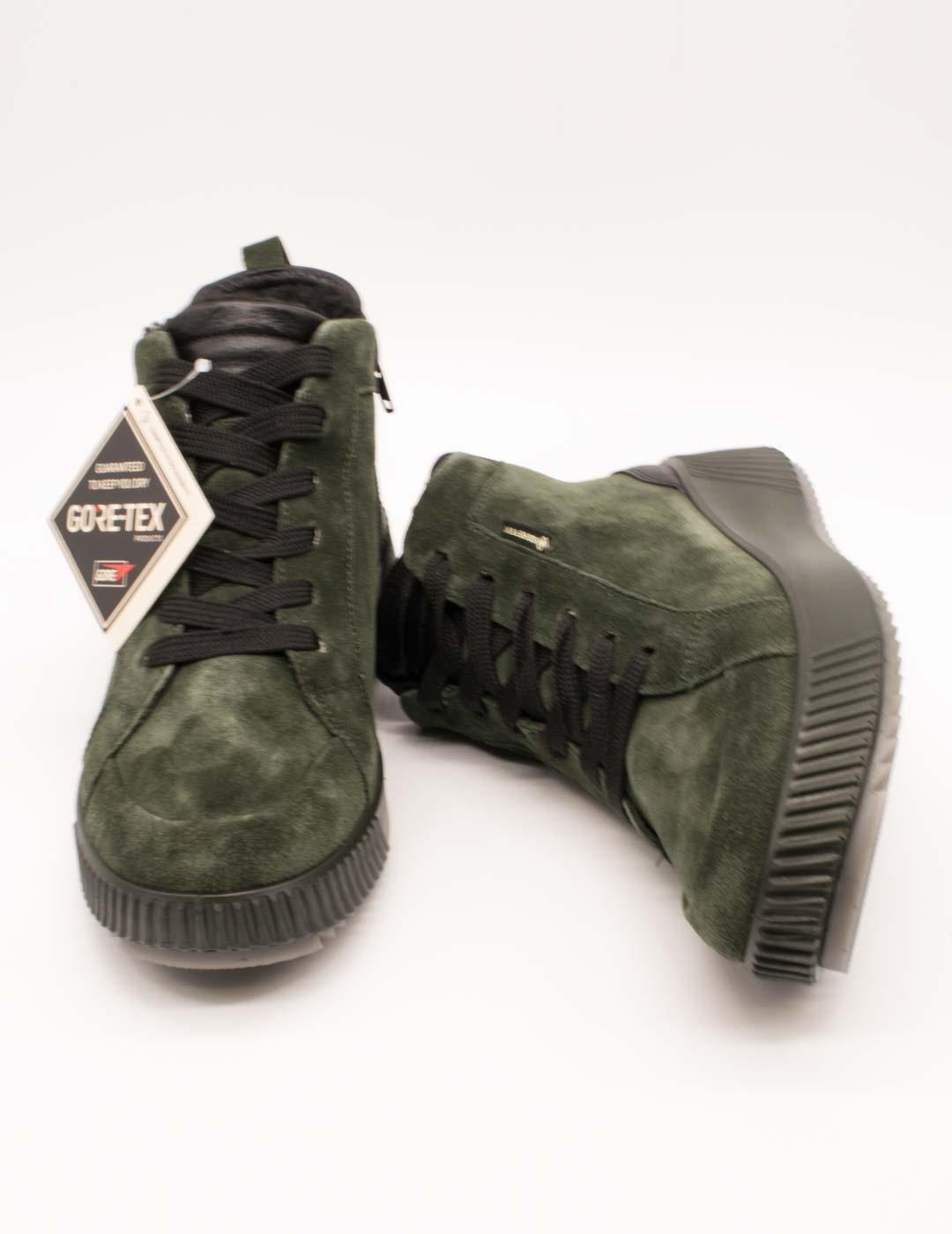 Botín Ara 12-26908-06 Hy-Velour Fango de Mujer