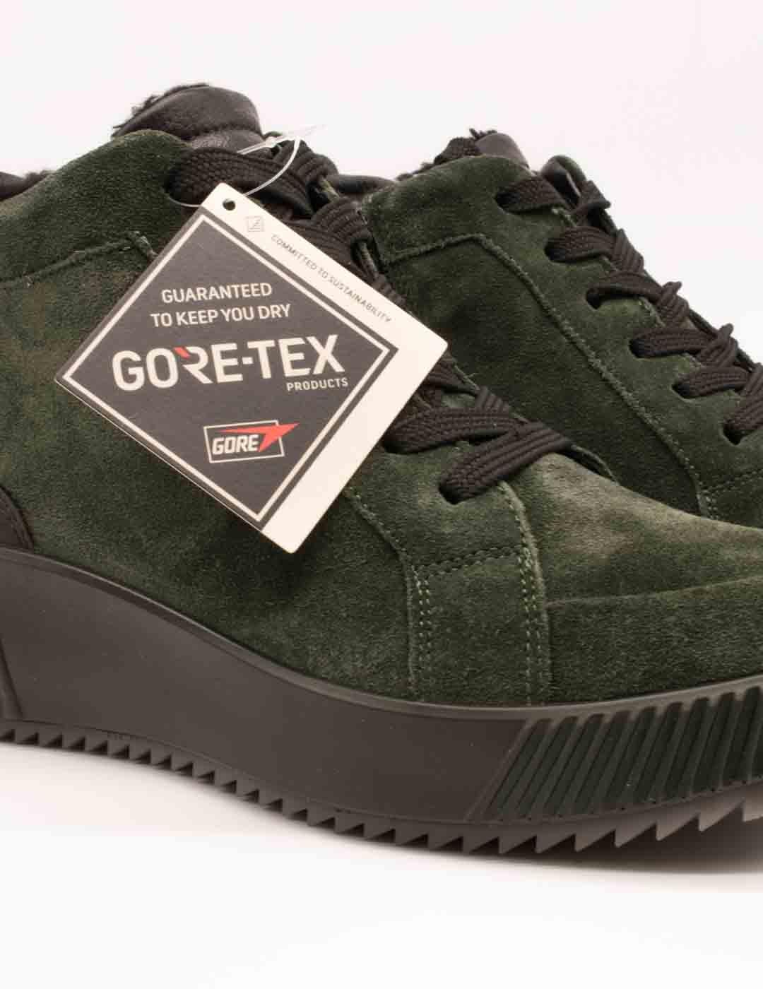 Botín Ara 12-26908-06 Hy-Velour Fango de Mujer