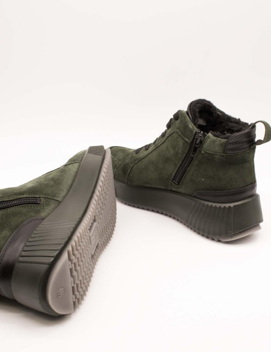 Botín Ara 12-26908-06 Hy-Velour Fango de Mujer