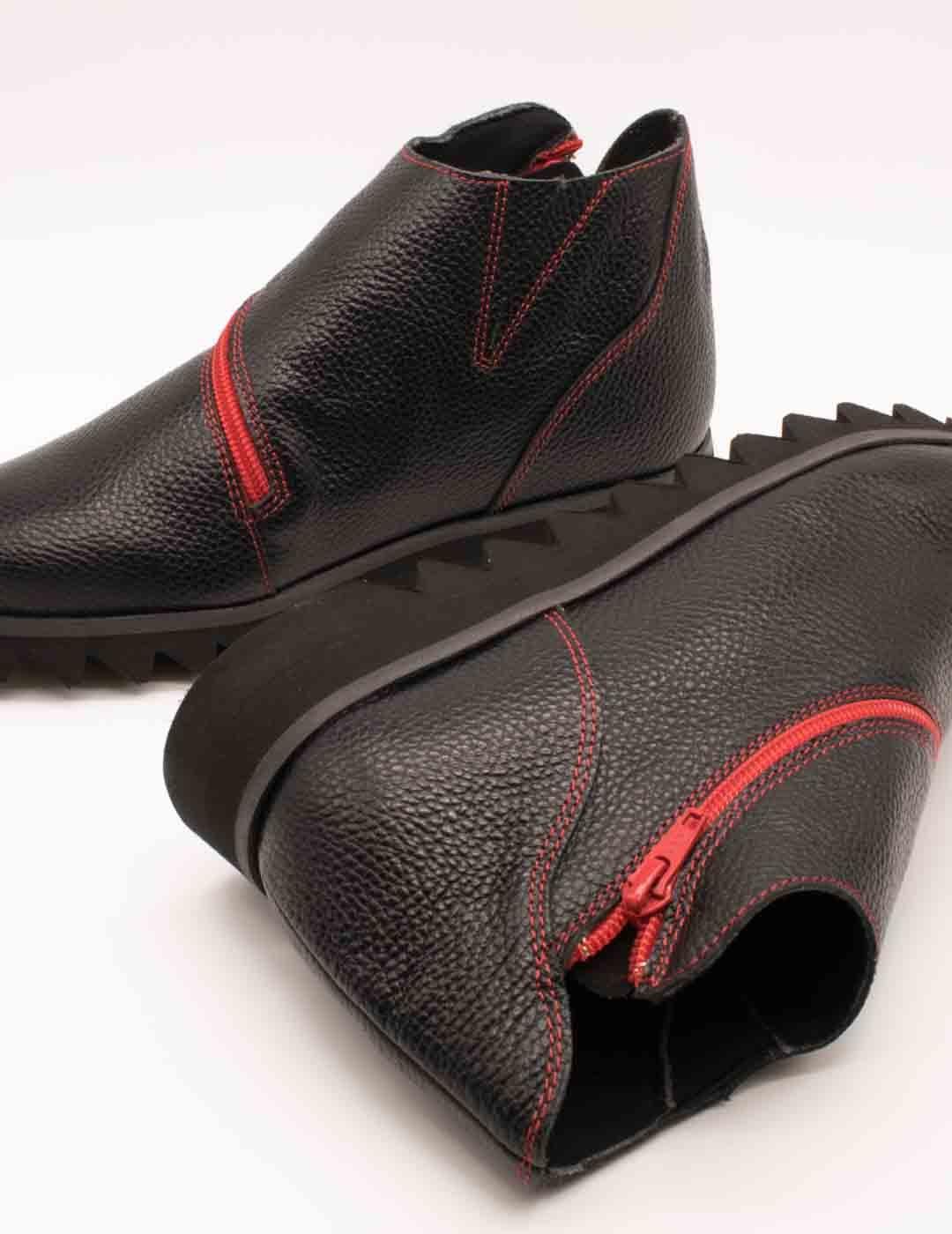 Botín Clamp 11178-01 Finly Black de Mujer