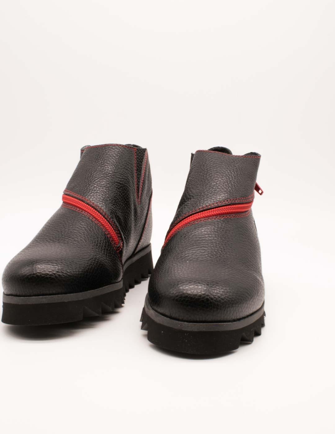 Botín Clamp 11178-01 Finly Black de Mujer