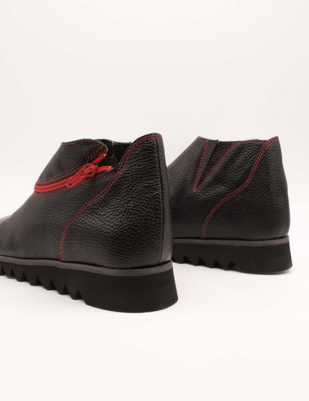 Botín Clamp 11178-01 Finly Black de Mujer