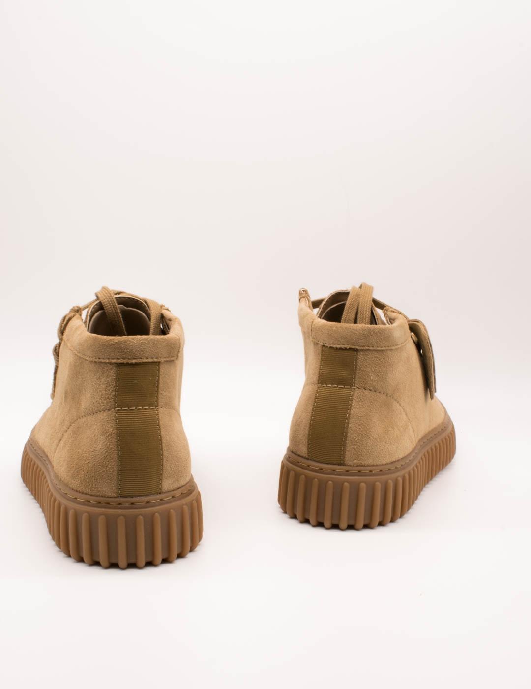 Botín Clarks 26173663 Torhill Hi Dark Sand Suede de Hombre