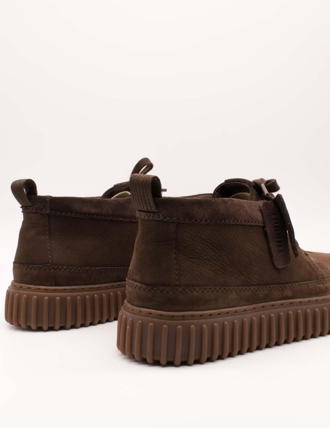 Botín Clarks 26184694 Torhill LaceHI Dark Brown de Hombre