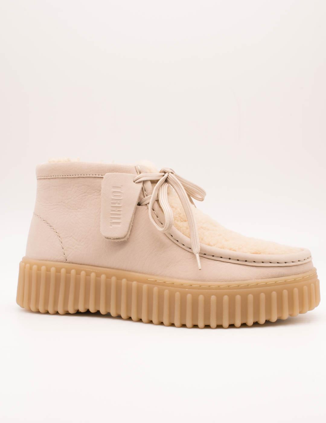 Botín Clarks 26182914 Torhill Moss Sand Wlined de Mujer