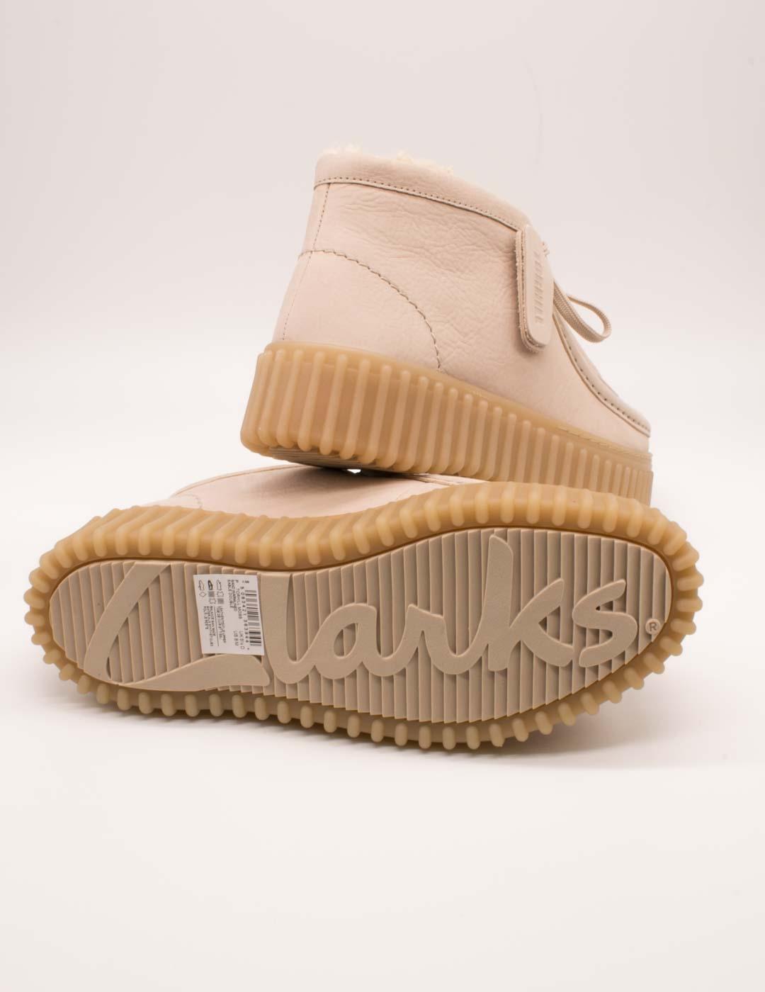 Botín Clarks 26182914 Torhill Moss Sand Wlined de Mujer