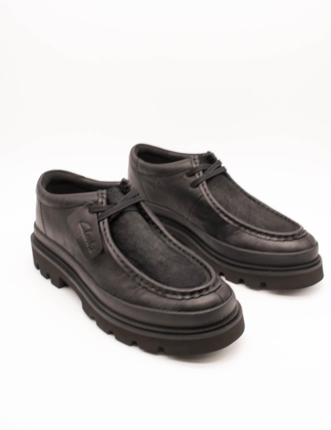 Zapato Clarks 26183896 Badell Seam Black de Hombre