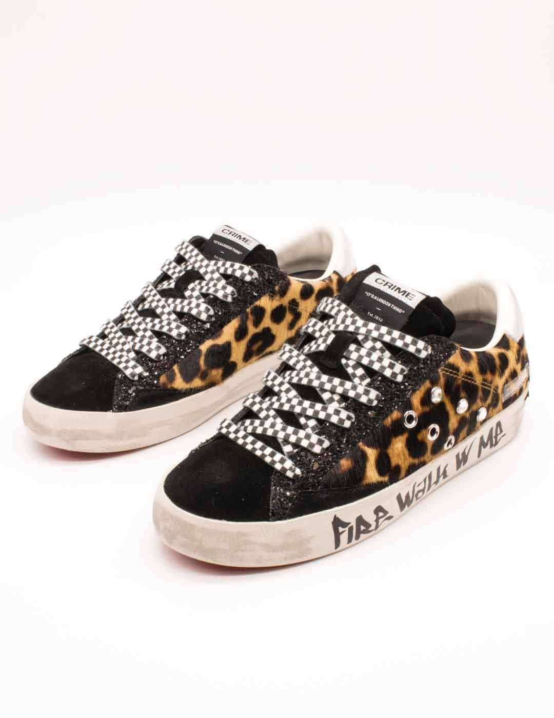 Deportivo Crime London 25007AA8 Distressed Multicolor de Mujer