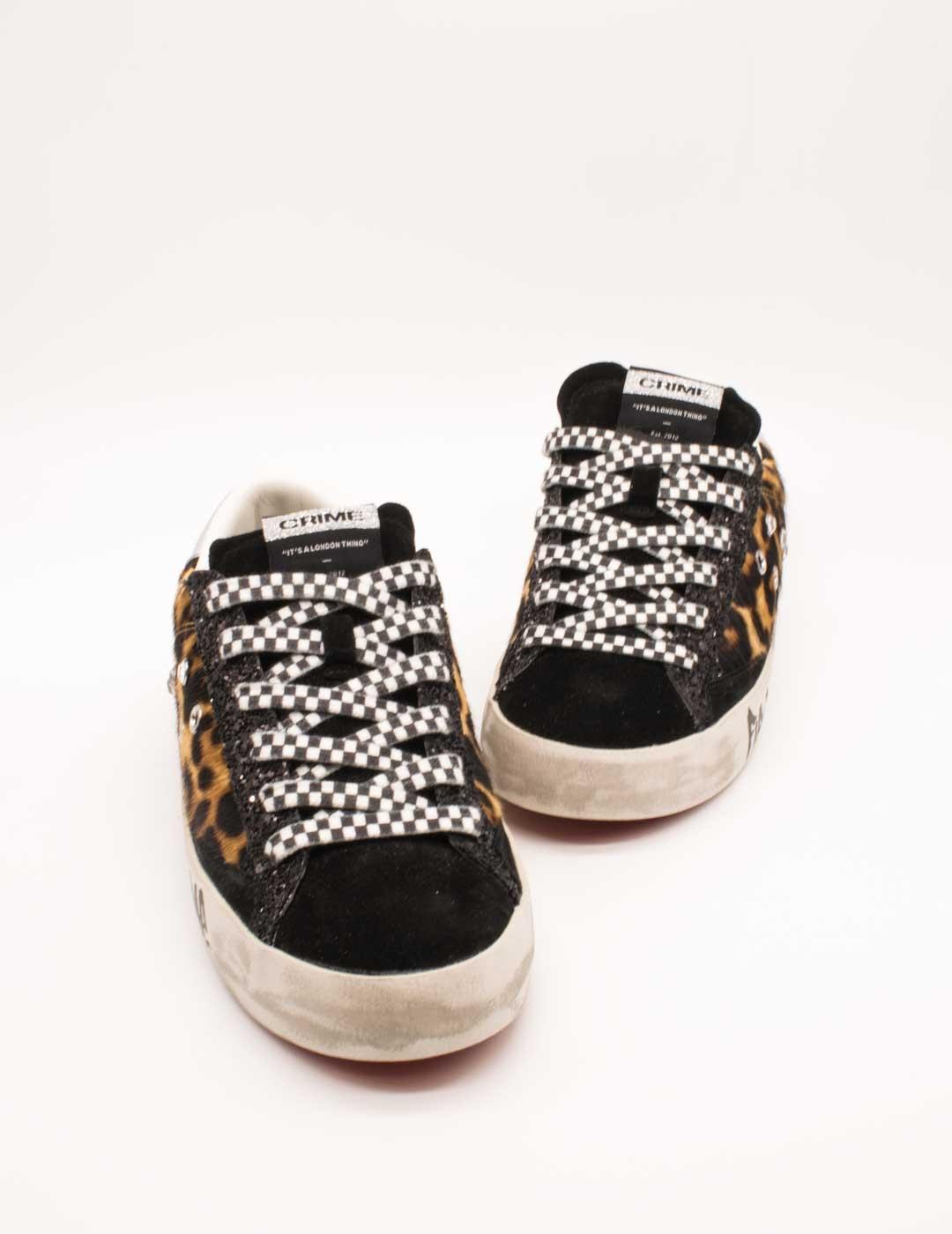 Deportivo Crime London 25007AA8 Distressed Multicolor de Mujer