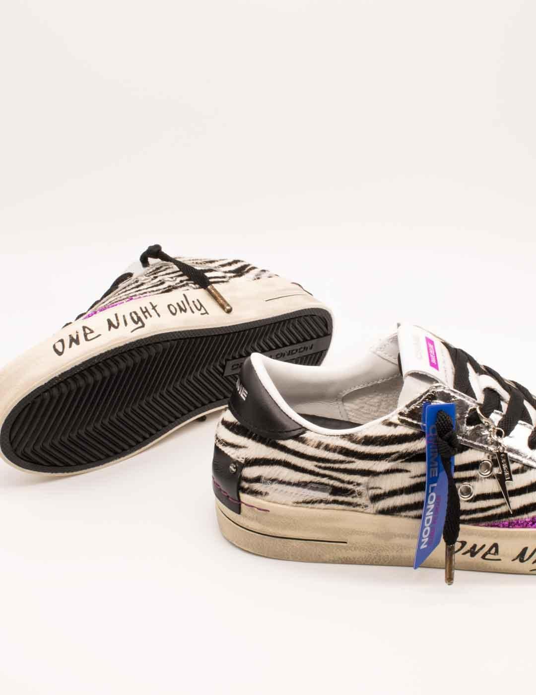 Deportivo Crime London 25107AA8 SK8 Deluxe Multi de Mujer