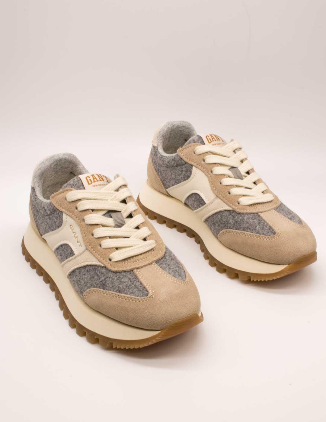 Deportivo Gant 31538985-G17 Caffay Sand-Gray de Mujer