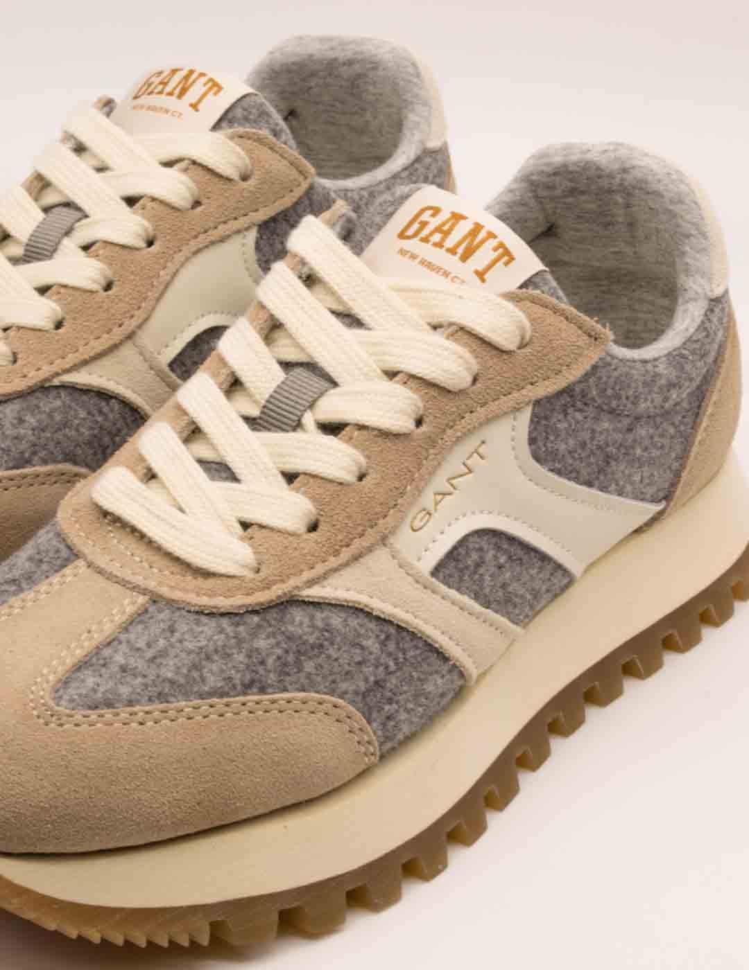 Deportivo Gant 31538985-G17 Caffay Sand-Gray de Mujer
