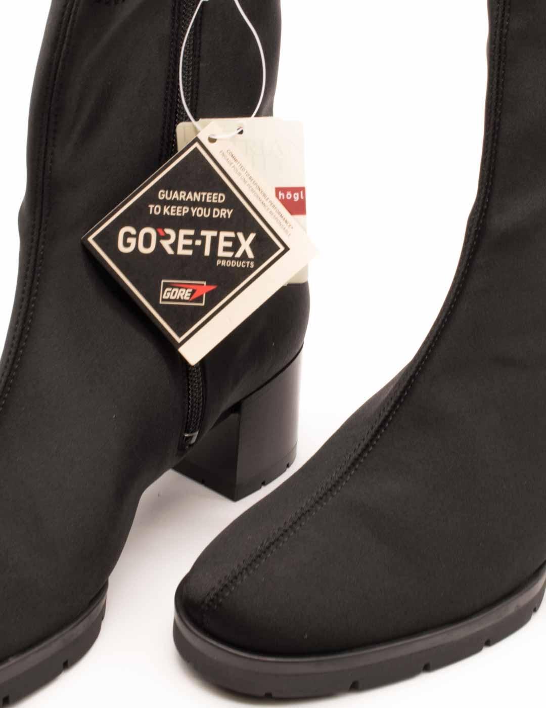 Botín Hogl 134828-0100 Dry-Stretch Schwarz de Mujer