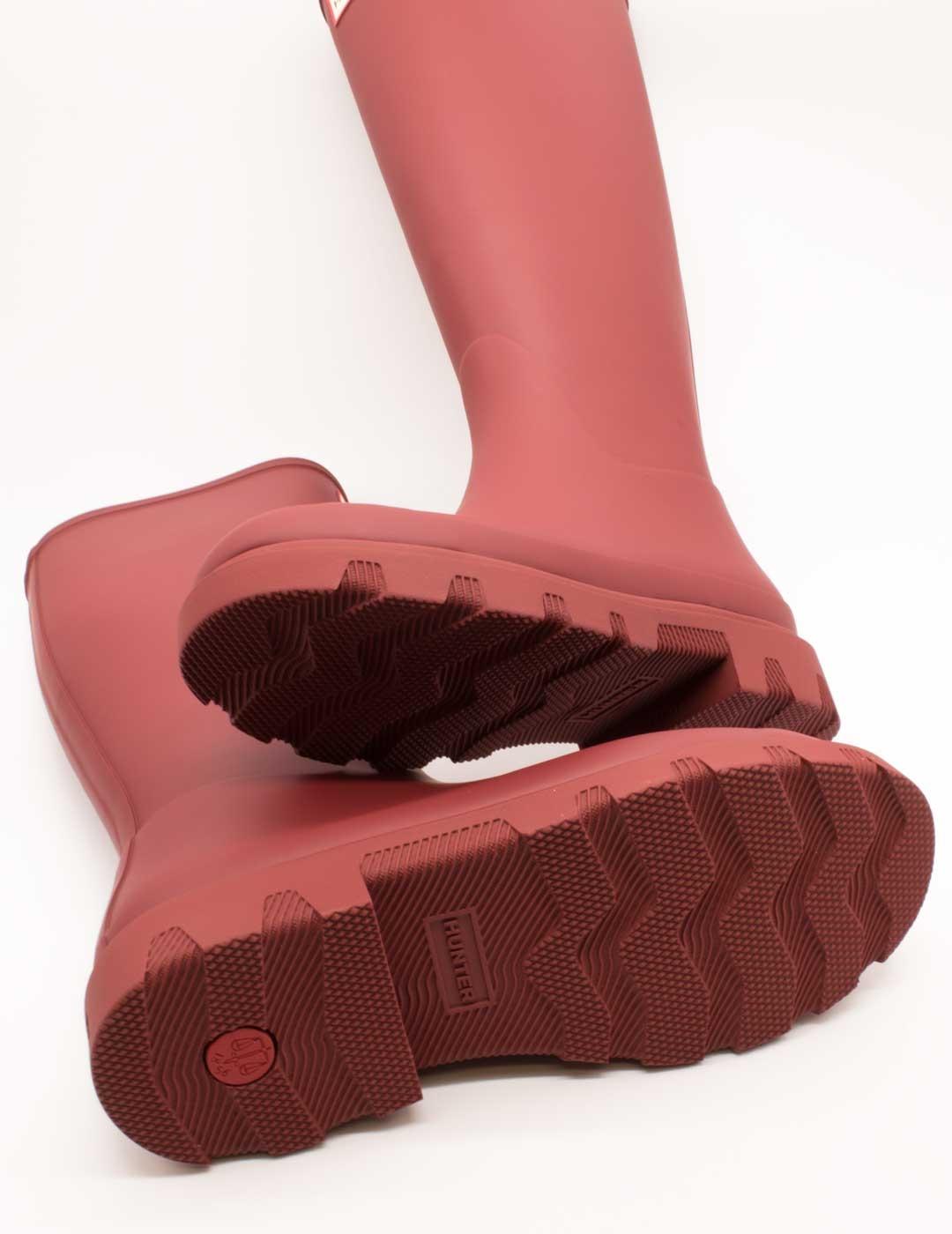 Bota Hunter H25FRU0001251-0ME Downpour Merlot de Mujer