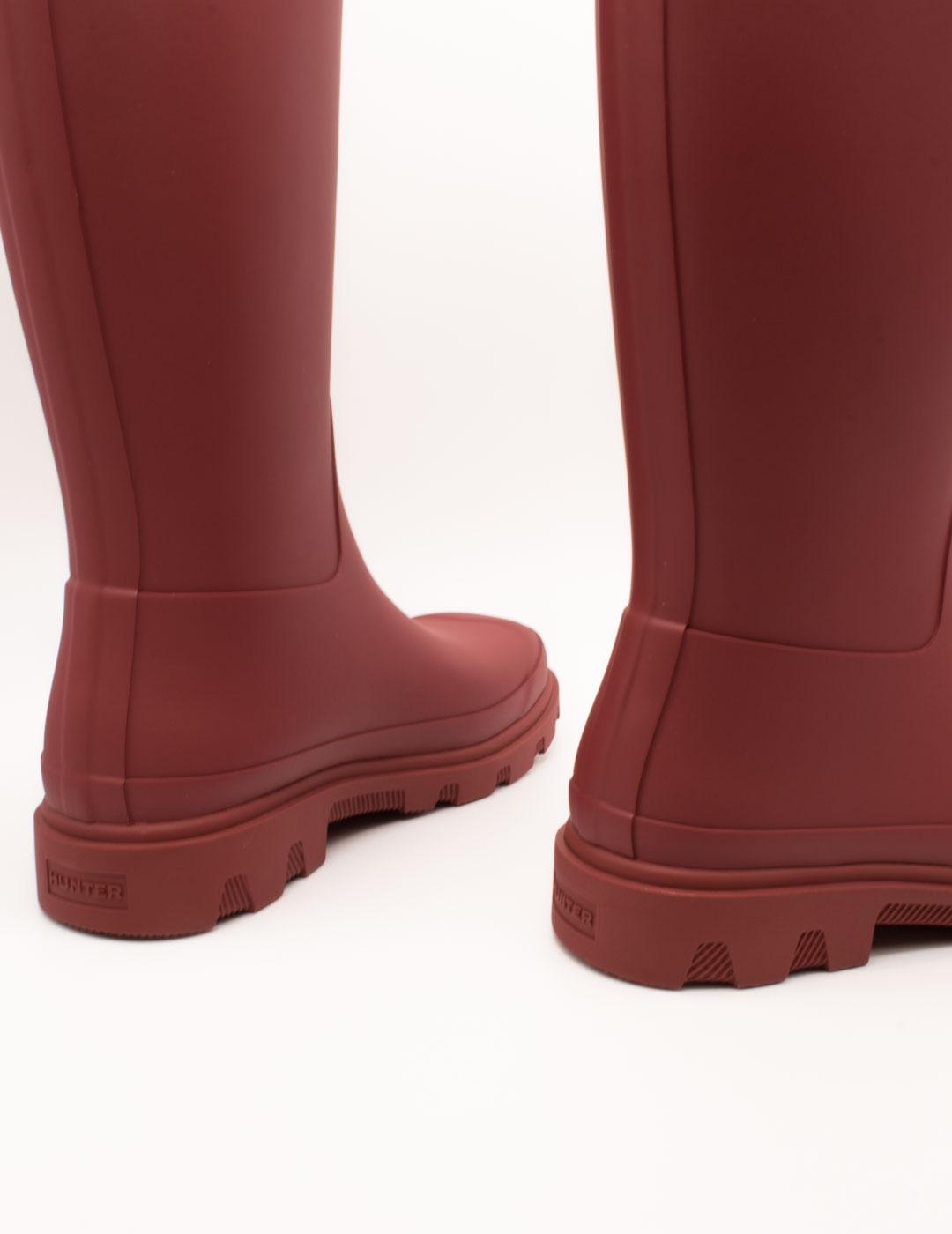 Bota Hunter H25FRU0001251-0ME Downpour Merlot de Mujer