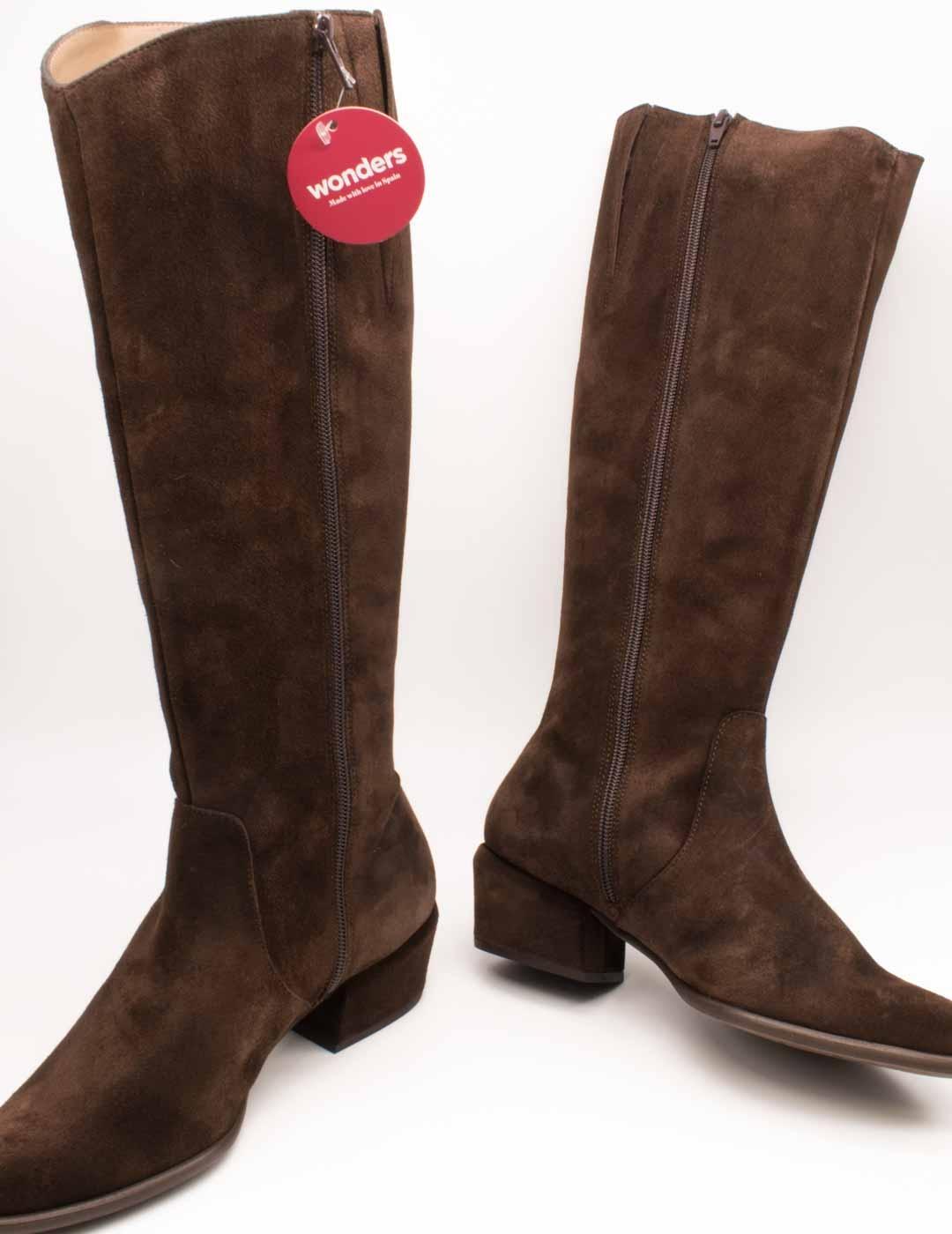 Bota Wonders D-2003 Luxe Testa de Mujer