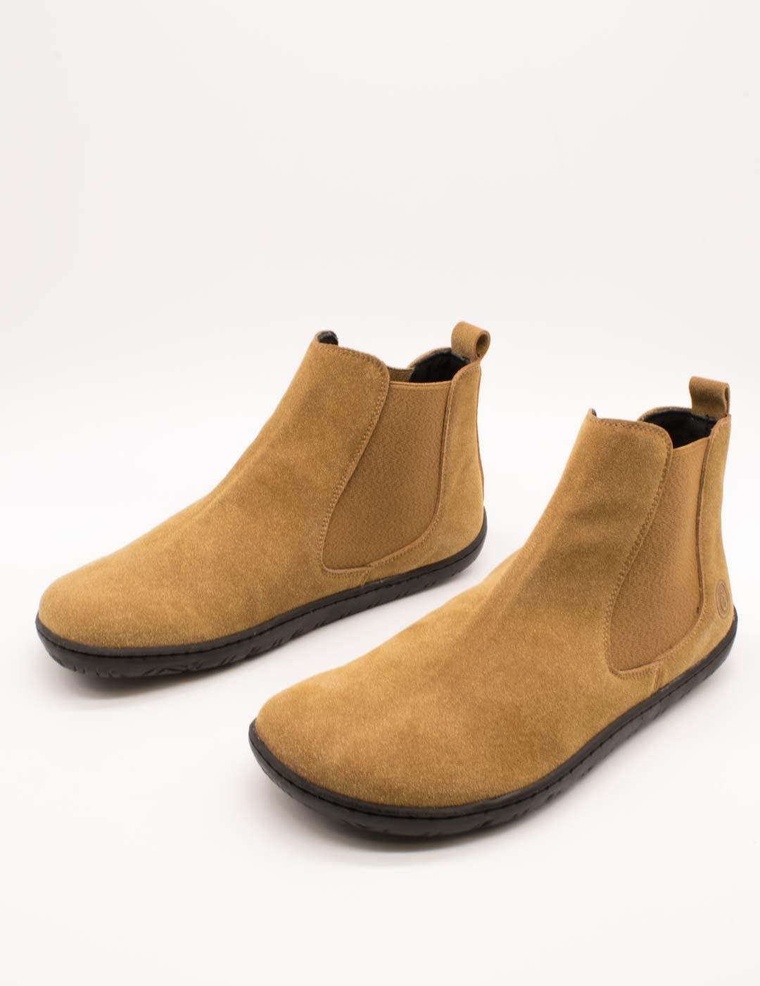 Botín Coqueflex 4368 Cow Suede Tabaco de Mujer