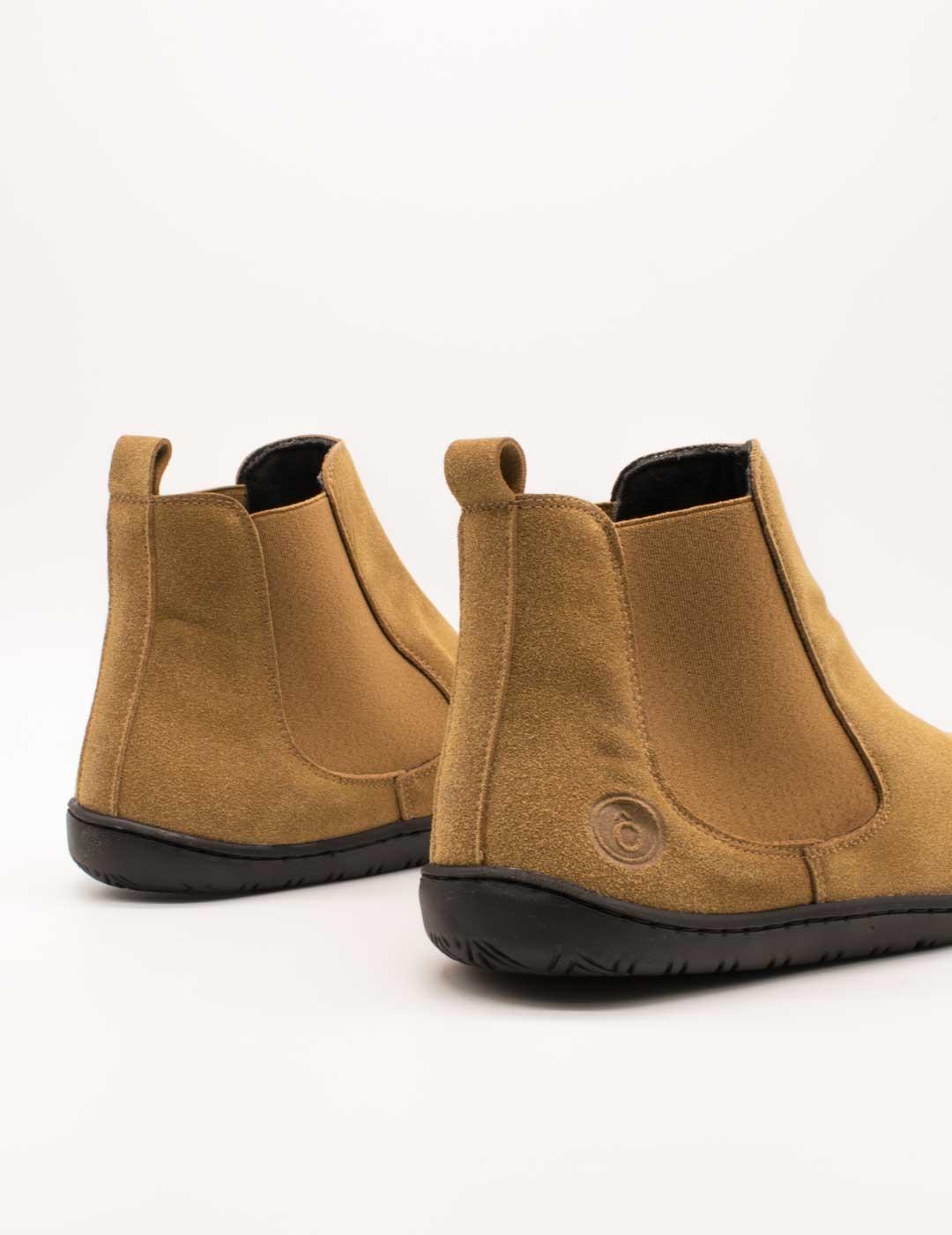 Botín Coqueflex 4368 Cow Suede Tabaco de Mujer