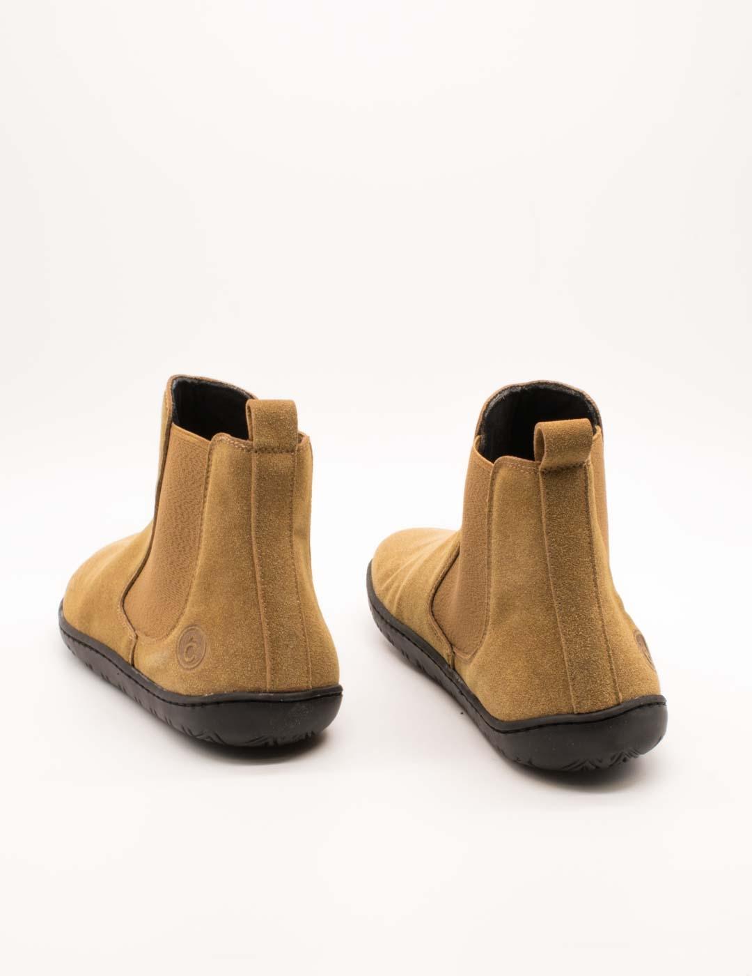 Botín Coqueflex 4368 Cow Suede Tabaco de Mujer