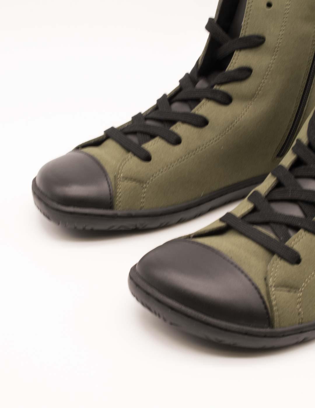 Botín Coqueflex 4366 Cow Suede Verde de Mujer