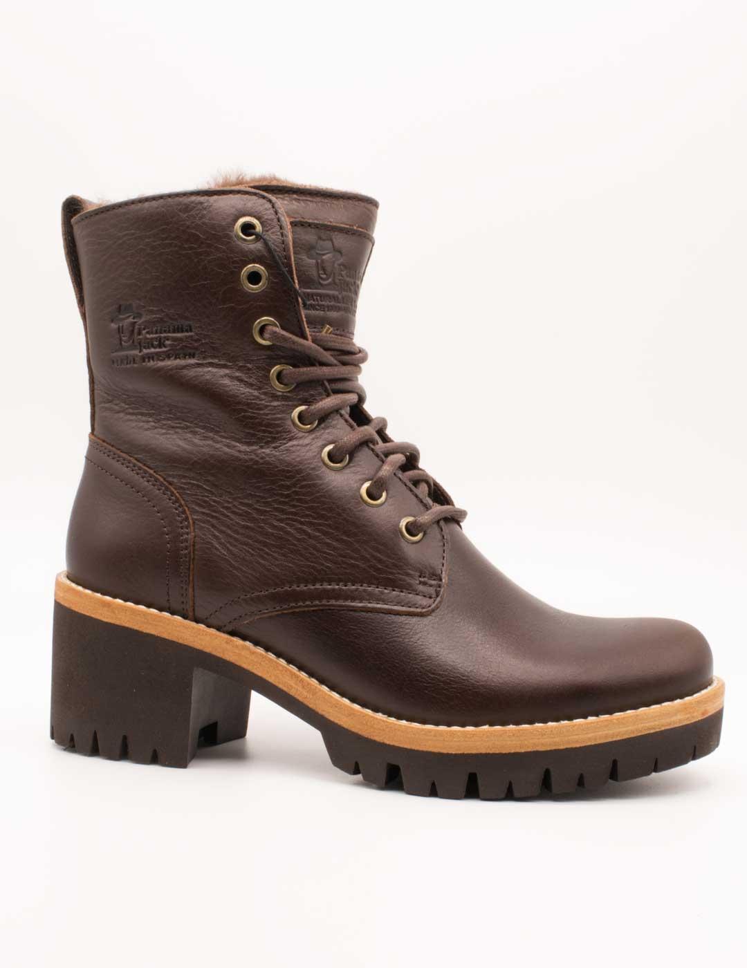 Bota Panama Jack Padma B17 Napa Marrón de Mujer
