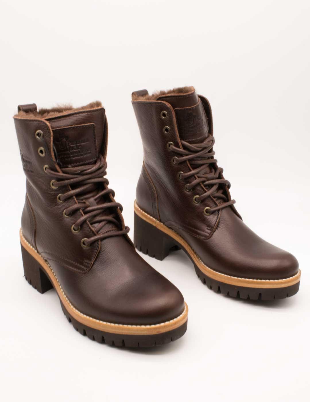 Bota Panama Jack Padma B17 Napa Marrón de Mujer