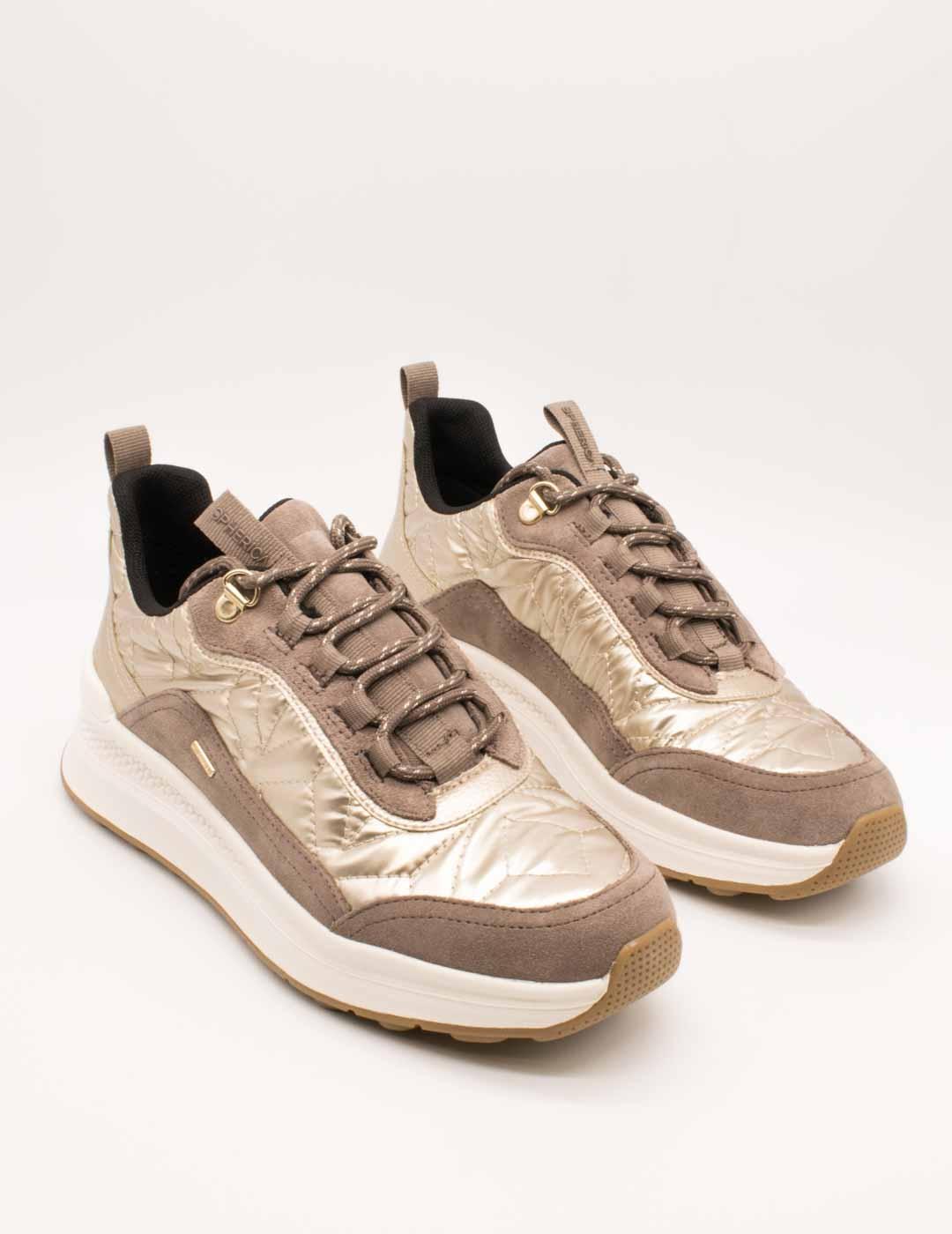 Deportivo Geox D46WPD 0FU22 C6172 Spherica Taupe de Mujer