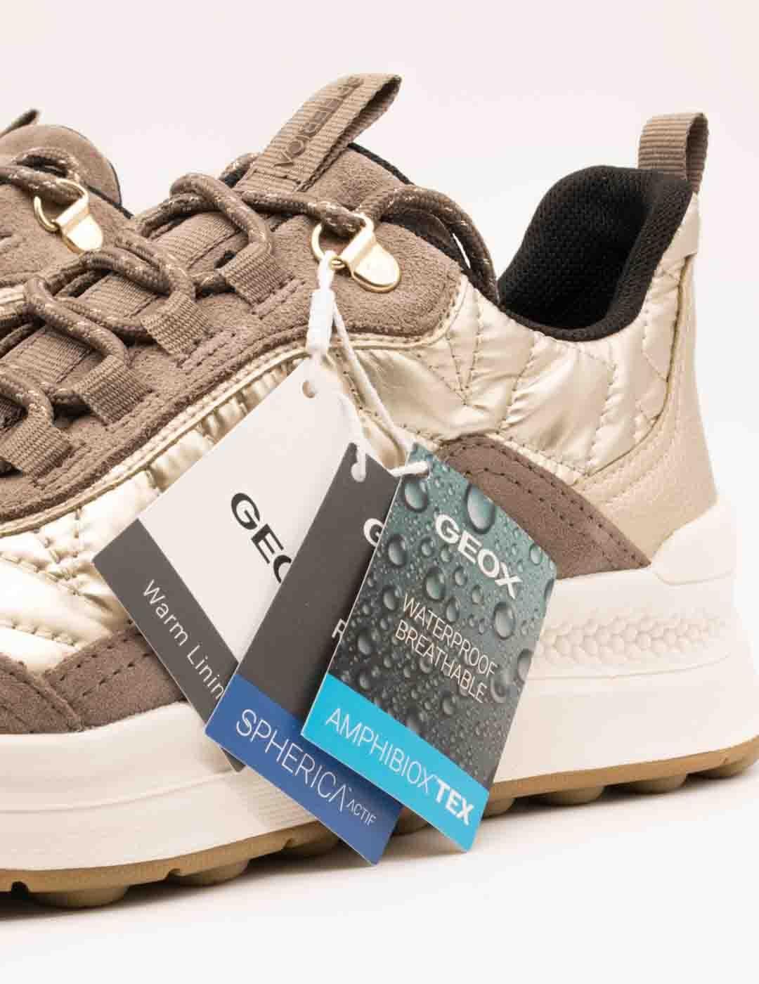 Deportivo Geox D46WPD 0FU22 C6172 Spherica Taupe de Mujer