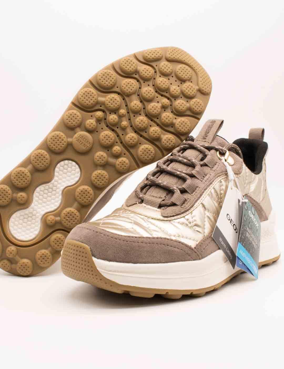 Deportivo Geox D46WPD 0FU22 C6172 Spherica Taupe de Mujer