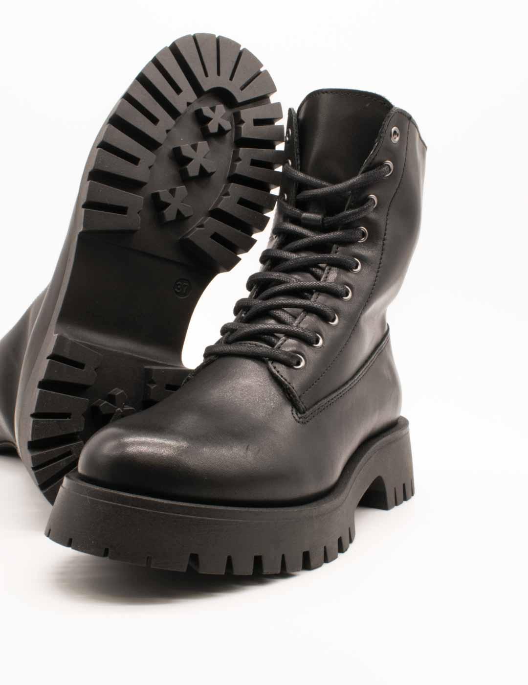 Botín Mesquita 3060 Pulido Negro Mate de Mujer