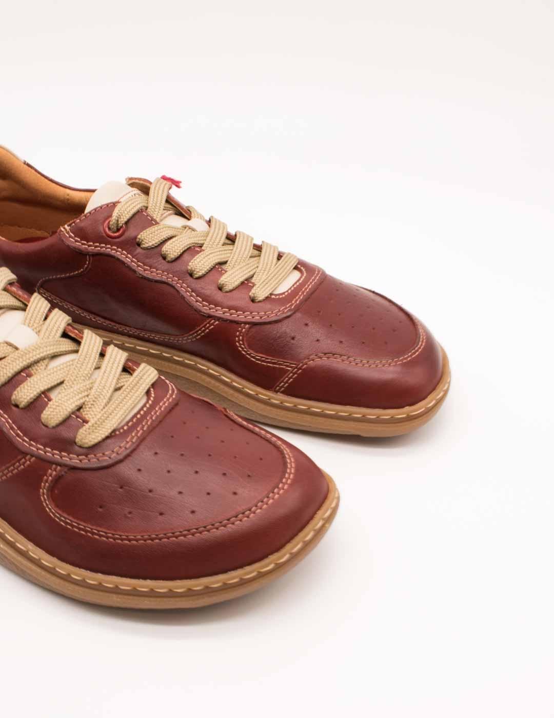 Deportivos Pikolinos Granate Mujer.