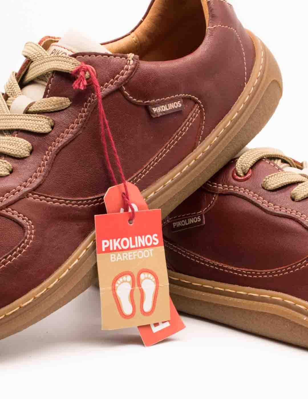 Deportivos Pikolinos Granate Mujer.